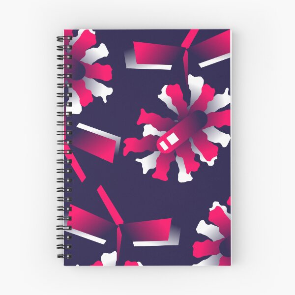 Item preview, Floral  Schematic pattern elements  - [Crimson] High-precision geometric vector  designed and sold by The Nomadic Designs.