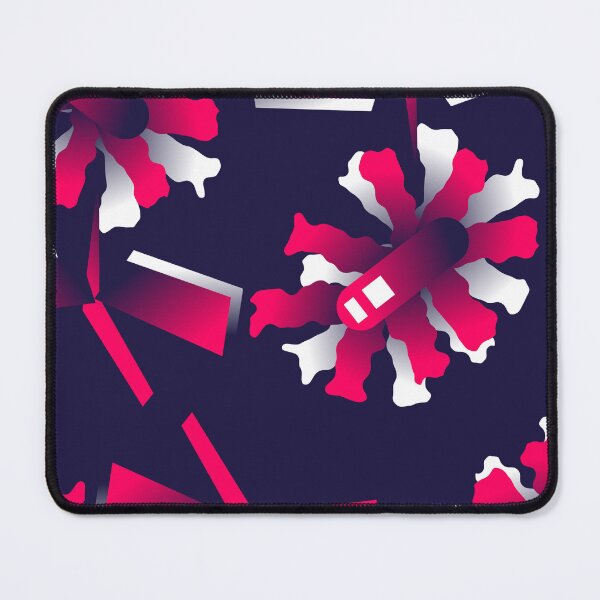 Item preview, Floral  Schematic pattern elements  - [Crimson] High-precision geometric vector  designed and sold by The Nomadic Designs.