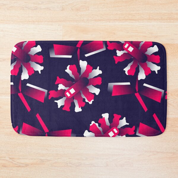 Item preview, Floral  Schematic pattern elements  - [Crimson] High-precision geometric vector  designed and sold by The Nomadic Designs.
