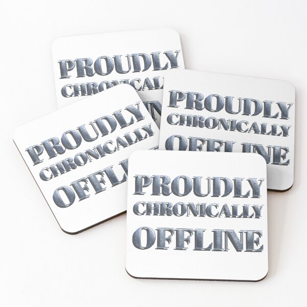 Item preview, Chronically Offline - Brutalist Typography designed and sold by Clintora.