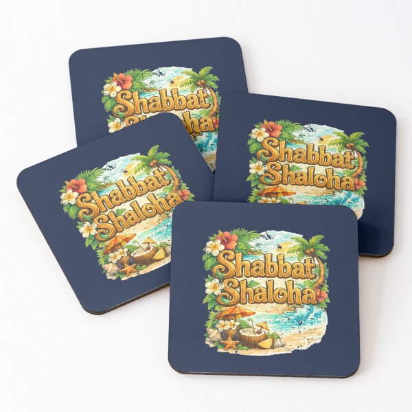 Item preview, Shabbat Shalom Tropical Beach Paradise designed and sold by Thank-HaShem.