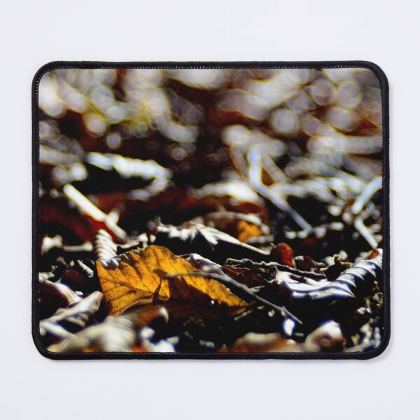 Item preview, Autumn Leaves Bokeh – Warm Fall Nature Aesthetic Background designed and sold by onubi.