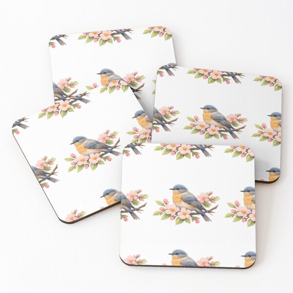 Item preview, Spring Melody – Songbird on a Blossoming Branch designed and sold by vonalvarazs.