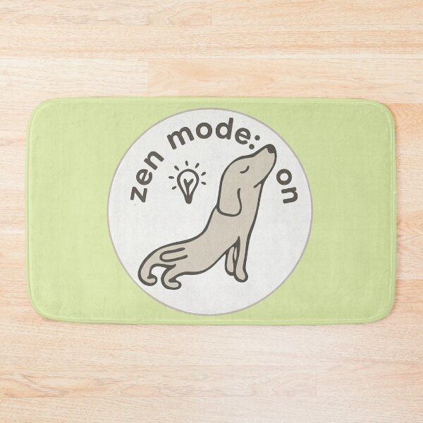 Item preview, Zen Mode:on_zen dog designed and sold by Mimi Huang.