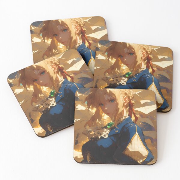 Item preview, Violet Evergarden Golden Memory Radiance Violet Evergarden Anime Girl Grace designed and sold by Tokyonomad.