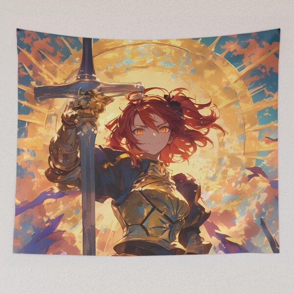 Item preview, Gudako Radiant Golden Knight Spirit Fate Grand Order Anime Girl Strength designed and sold by Tokyonomad.