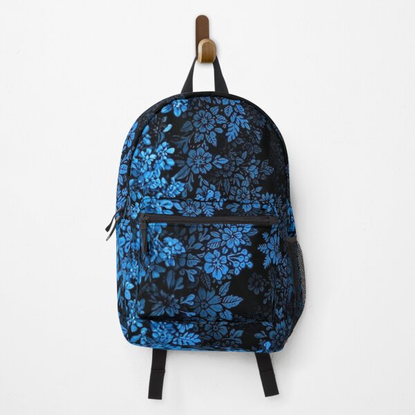 Item preview, Deep Blue Midnight Floral Fractal Tunnel designed and sold by Siriusvibes.