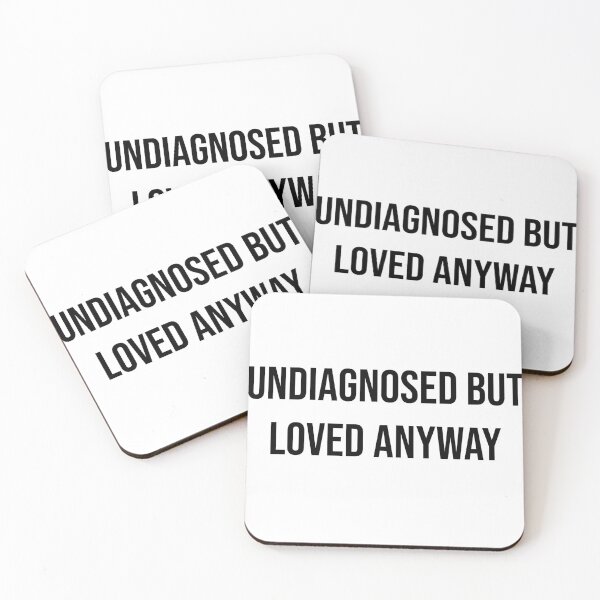 Item preview, Undiagnosed but Loved Anyway – Relatable Dad Humor, Modern Fatherhood, Emotional Parenting Quote designed and sold by Creations by lyne.