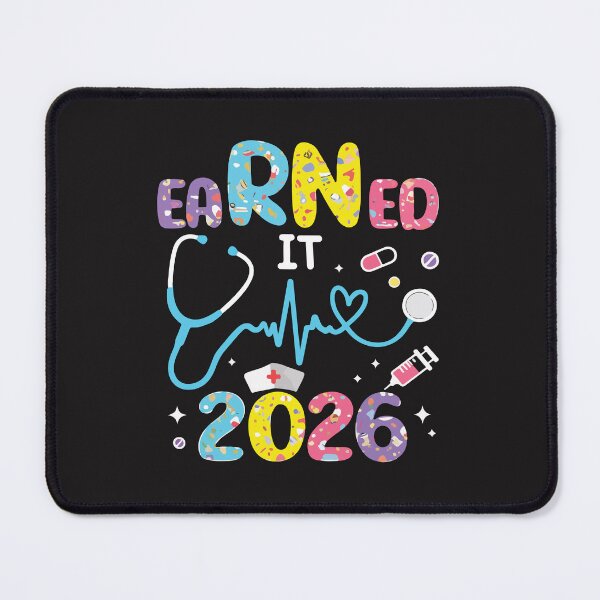 Item preview, Earned It 2026 Nurse Graduation RN LPN Nursing School designed and sold by kiralynstration.