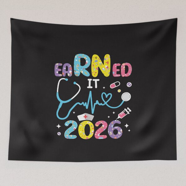 Item preview, Earned It 2026 Nurse Graduation RN LPN Nursing School designed and sold by kiralynstration.