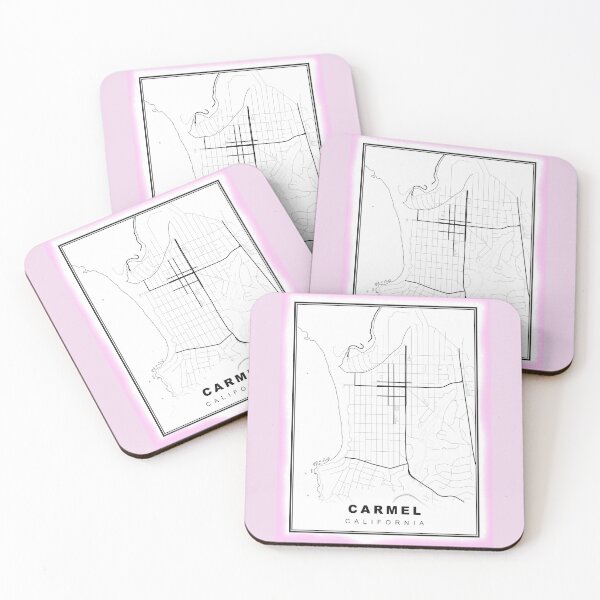 Item preview, Minimalist Carmel Map designed and sold by Tamas Das.