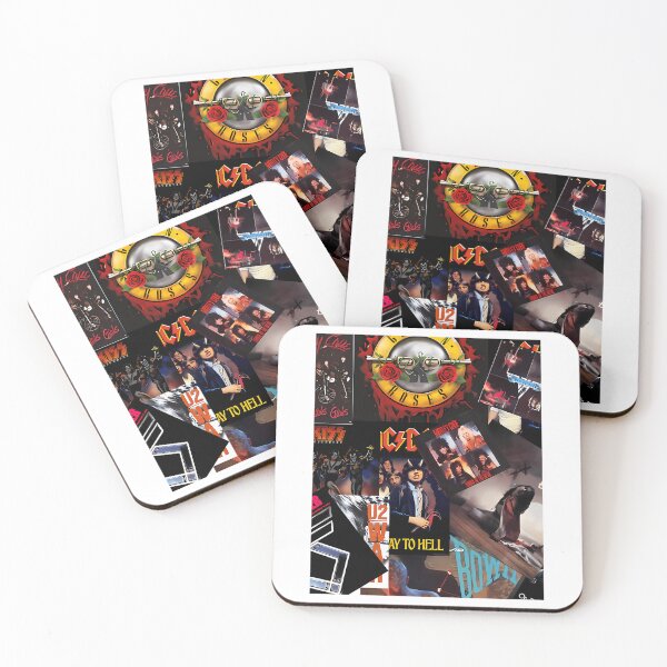 Item preview, 1980S Rock Bands Collage designed and sold by SATURDAYSRELICS.