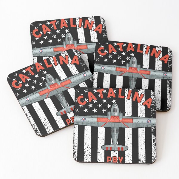 Item preview, Catalina PBY WWII Aircraft American Flag Design designed and sold by Emberglowo.