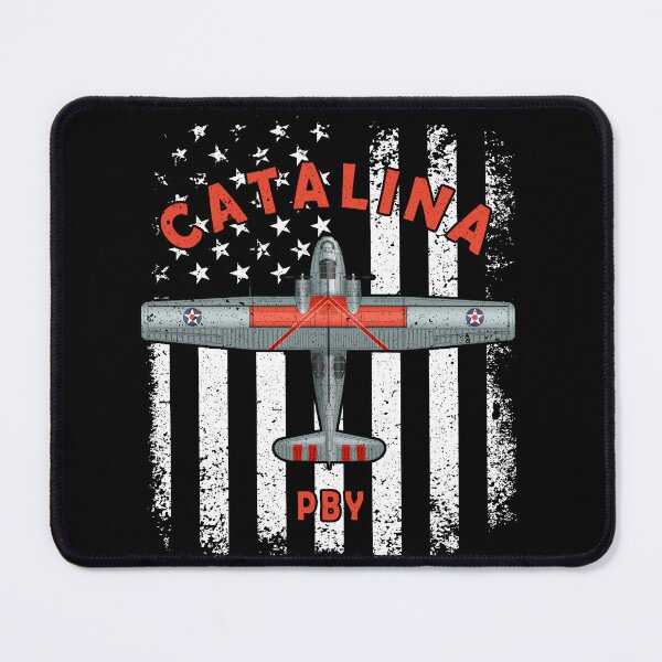 Item preview, Catalina PBY WWII Aircraft American Flag Design designed and sold by Emberglowo.