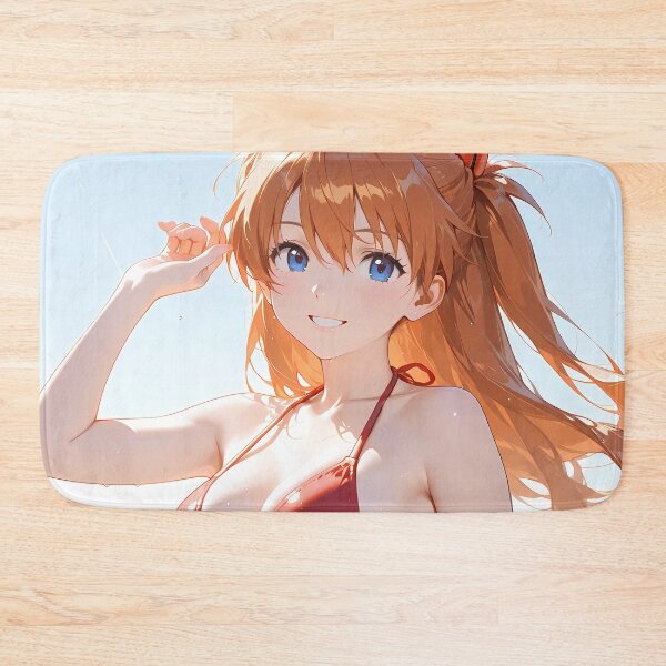Item preview, Asuka Langley Soryu Neon Genesis Evangelion Sunny Seaside Cheer designed and sold by riadjamai.