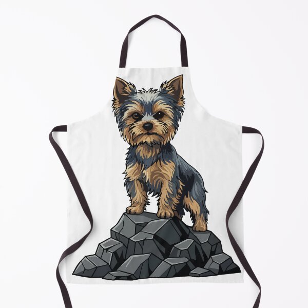 Item preview, Yorkshire Terrier Dog on Rock: Proud Portrait designed and sold by PixelStudioBe.