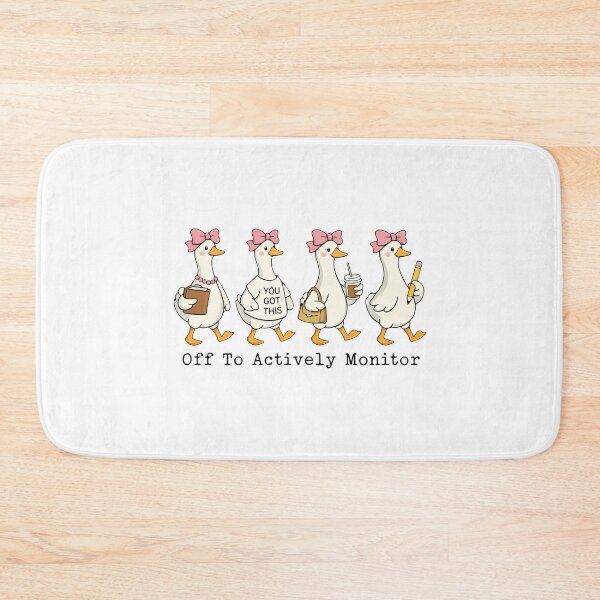 Item preview, Funny Goose Teacher Testing Day Actively Monitor Humor designed and sold by kiralynstration.