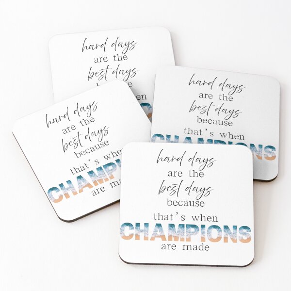 Item preview, Hard days are the best days inspirational quote gymnast Gabby Douglas designed and sold by immagymnast.