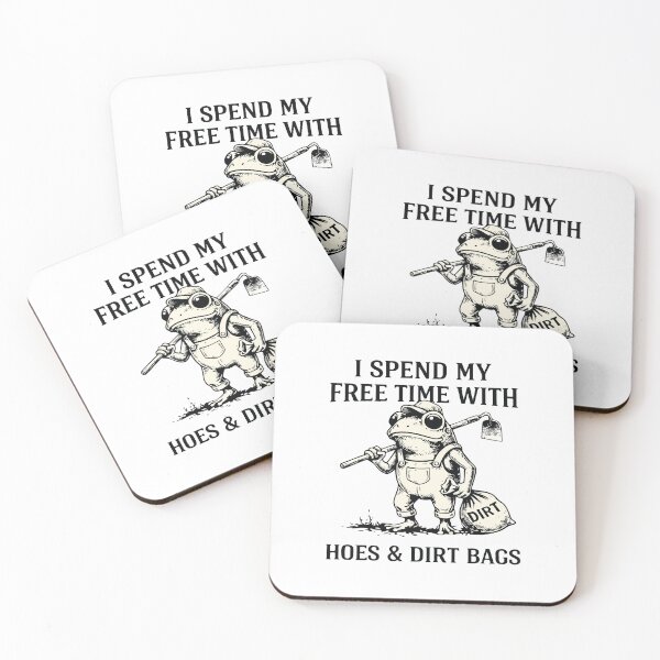 Item preview, Funny Frog Gardening I Spend My Free Time Gardening Humor designed and sold by kiralynstration.