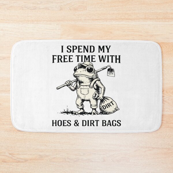 Item preview, Funny Frog Gardening I Spend My Free Time Gardening Humor designed and sold by kiralynstration.