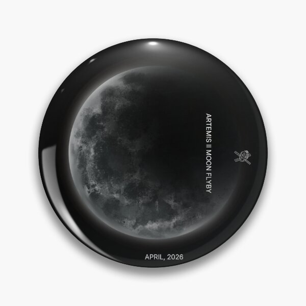 Item preview, Artemis II Moon Flyby April 2026 Space Mission Graphic designed and sold by Tattyarts.