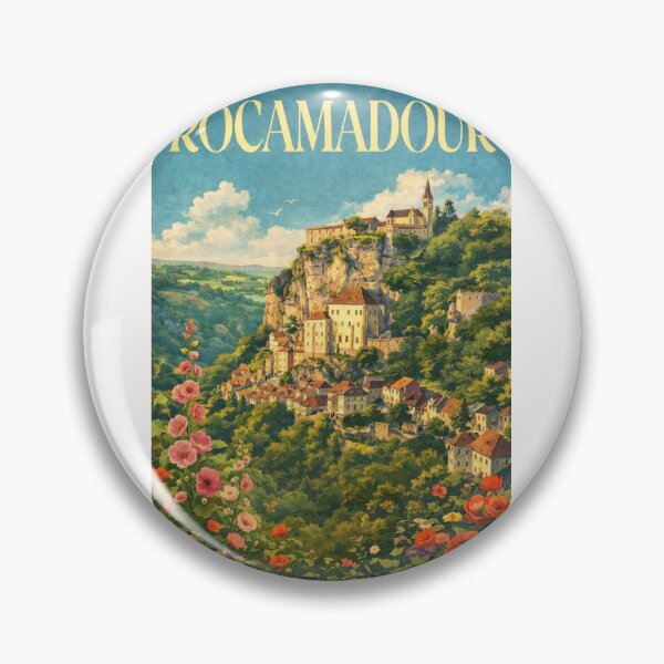 Item preview, Rocamadour Cliffside Village in Lot Valley Occitanie France designed and sold by Places On Earth.