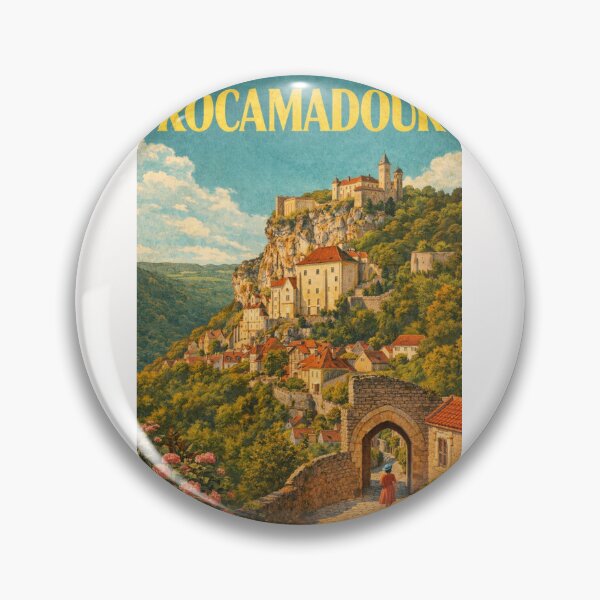Item preview, Rocamadour Medieval Stone Arch and Sanctuary Over Lot Valley designed and sold by Places On Earth.