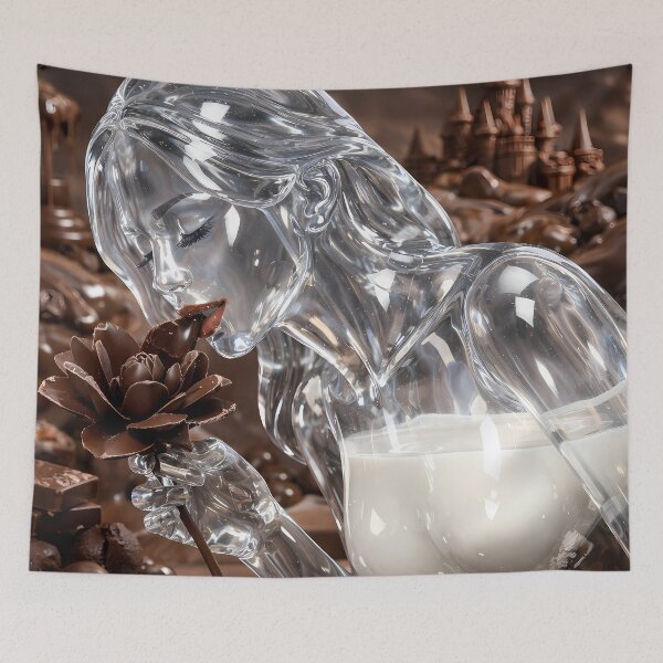 Item preview, Glass Goddess Chocolate Luxury Aesthetic Art designed and sold by KnitOfShadoF.