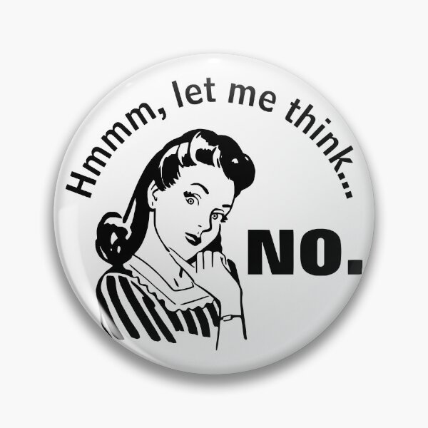Item preview, Vintage style pin-up thinking housewife | budflux.com designed and sold by Budflux.