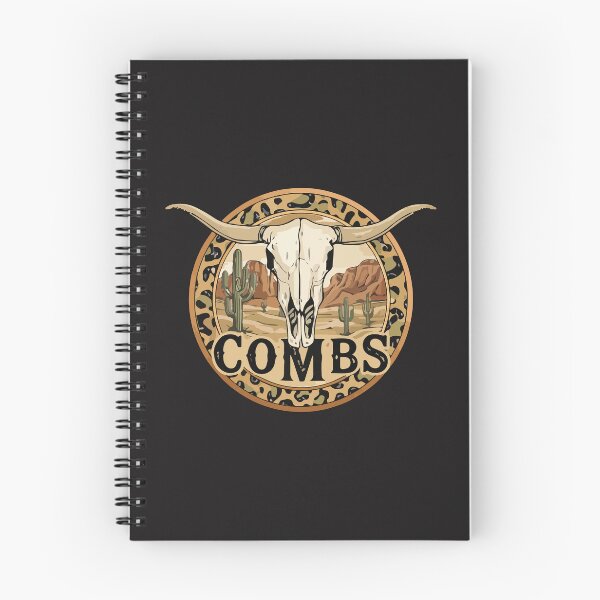 Item preview, Combs Retro Western Skull Desert Vintage Family Name designed and sold by kiralynstration.