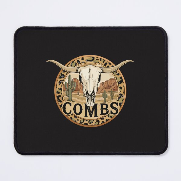 Item preview, Combs Retro Western Skull Desert Vintage Family Name designed and sold by kiralynstration.