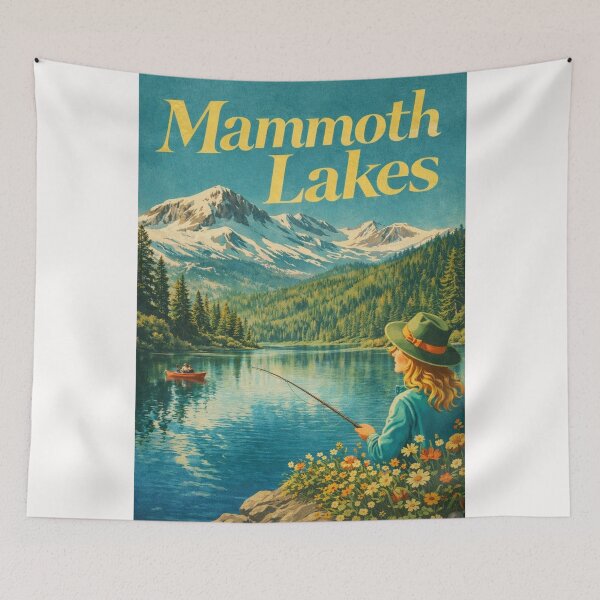 Item preview, Mammoth Lakes Sierra Nevada Landscape with Twin Lakes and Mount Morrison designed and sold by Places On Earth.