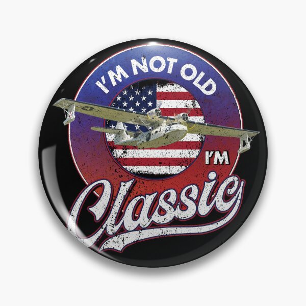 Item preview, I’m Not Old I’m Classic Airplane Vintage Design designed and sold by Emberglowo.