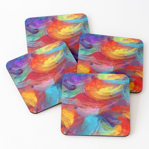 Item preview, Abstract colorful paint strokes designed and sold by AnnaHolyph.