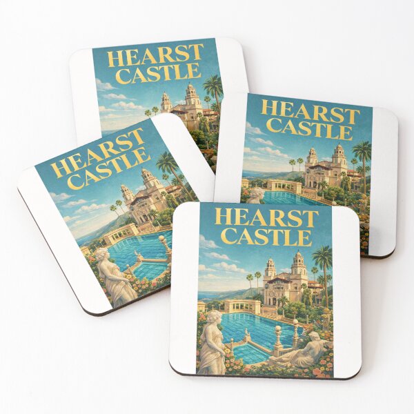 Item preview, Hearst Castle Neptune Pool Terrace with San Simeon Coastal Landscape designed and sold by Places On Earth.