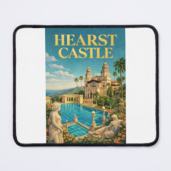 Item preview, Hearst Castle Neptune Pool Terrace with San Simeon Coastal Landscape designed and sold by Places On Earth.