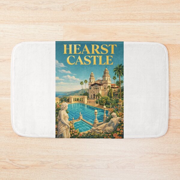 Item preview, Hearst Castle Neptune Pool Terrace with San Simeon Coastal Landscape designed and sold by Places On Earth.