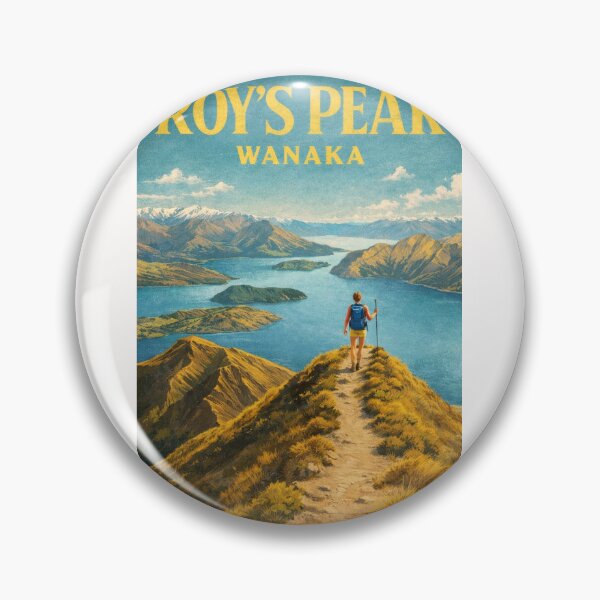 Item preview, Roys Peak Wanaka Summit View over Lake Wanaka and Southern Alps designed and sold by Places On Earth.
