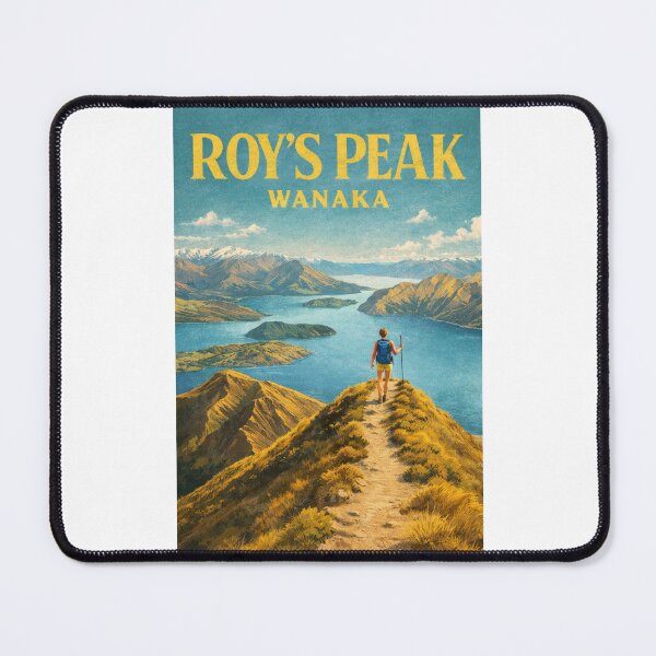 Item preview, Roys Peak Wanaka Summit View over Lake Wanaka and Southern Alps designed and sold by Places On Earth.
