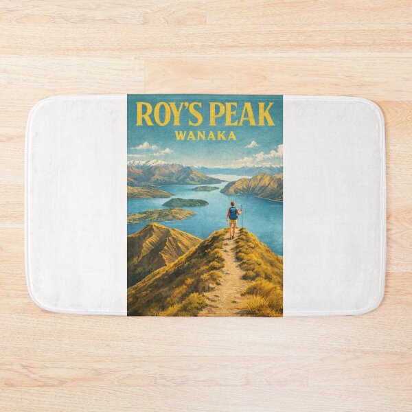 Item preview, Roys Peak Wanaka Summit View over Lake Wanaka and Southern Alps designed and sold by Places On Earth.