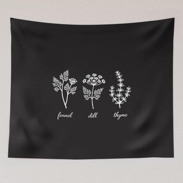 Item preview, Fennel Dill Thyme Herb Kitchen Cooking Lover Botanical designed and sold by kiralynstration.