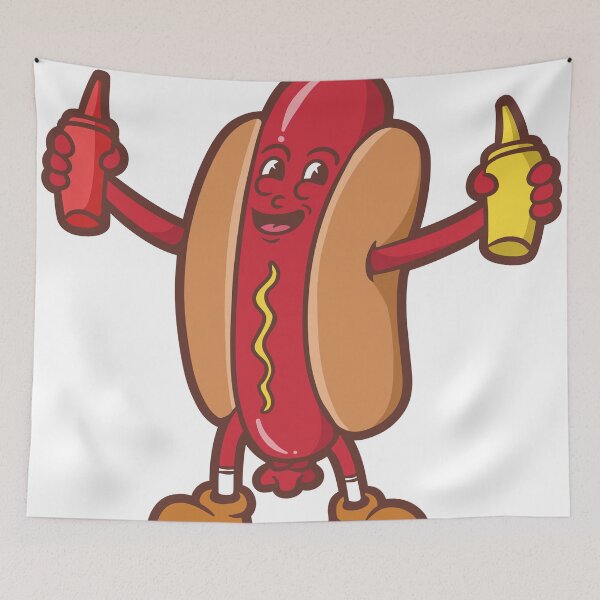 Item preview, hotdog mascot designed and sold by anggapajar.