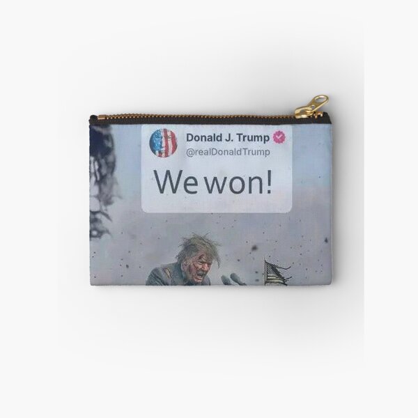 Item preview, Zombie Trump "We Won!" Iran War Apocalypse Art designed and sold by Hotgirldeel.