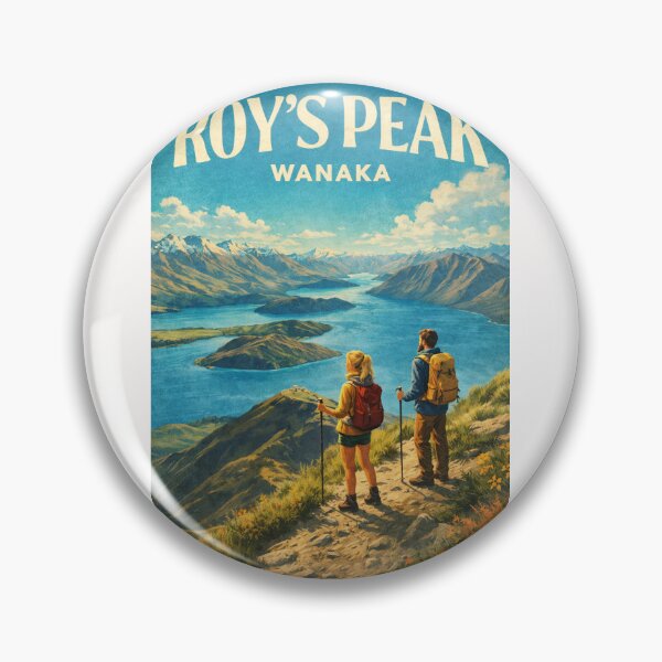 Item preview, Roys Peak Wanaka Ridge Trail with Lake Wanaka and Mount Aspiring Views designed and sold by Places On Earth.