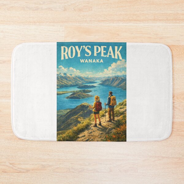 Item preview, Roys Peak Wanaka Ridge Trail with Lake Wanaka and Mount Aspiring Views designed and sold by Places On Earth.