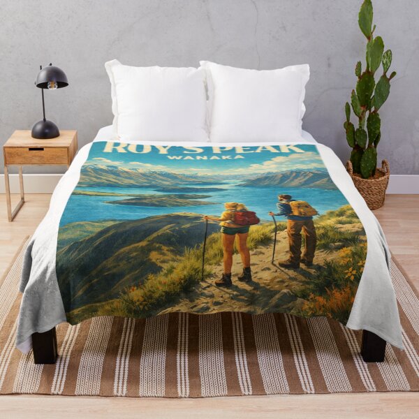 Item preview, Roys Peak Wanaka Ridge Trail with Lake Wanaka and Mount Aspiring Views designed and sold by Places On Earth.