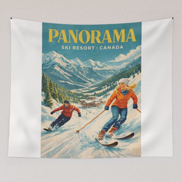 Item preview, Panorama Mountain Resort British Columbia with Purcell Mountains and Invermere designed and sold by Places On Earth.
