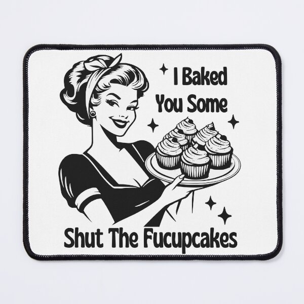 Item preview, Vintage style pin-up cooking housewife | budflux.com designed and sold by Budflux.