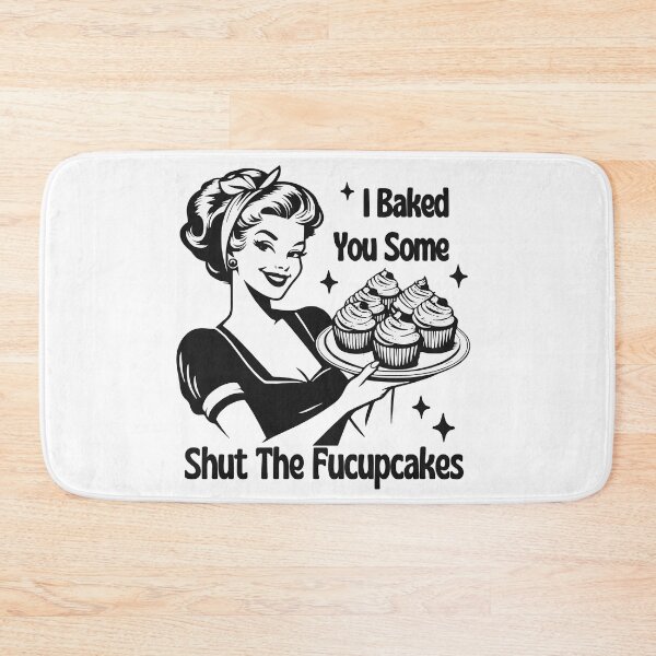 Item preview, Vintage style pin-up cooking housewife | budflux.com designed and sold by Budflux.