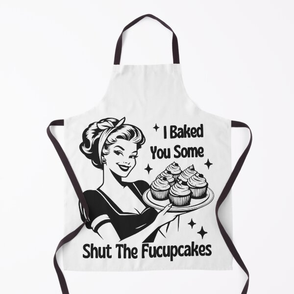 Item preview, Vintage style pin-up cooking housewife | budflux.com designed and sold by Budflux.